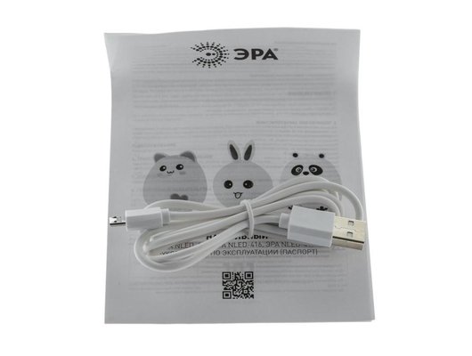 Декоративный светильник ЭРА NLED-417-2W-W аккумуляторный мягкий силиконовый белый